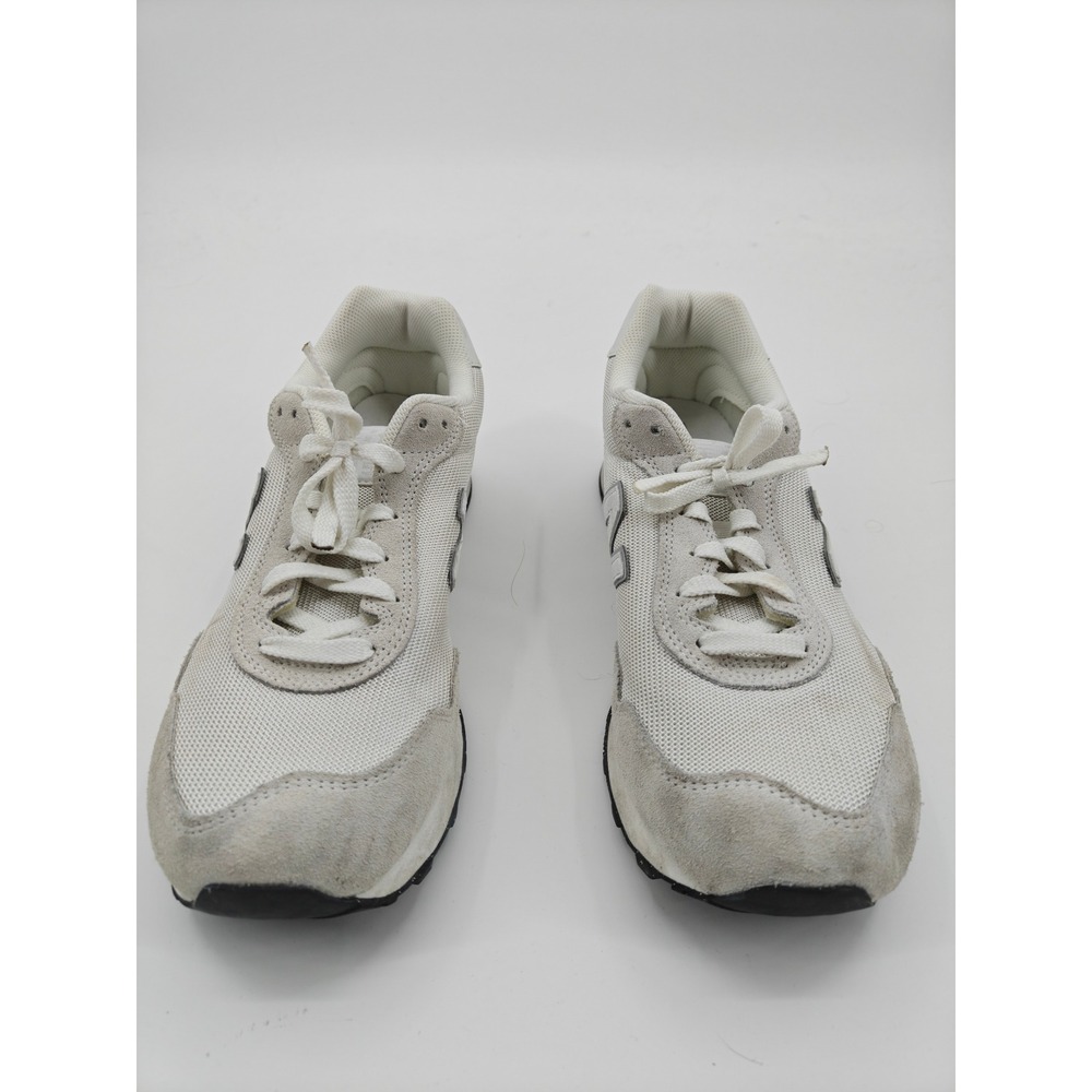 New Balance 515 Mens White Grey Suede Mesh Sneakers ML515WHT Size 11